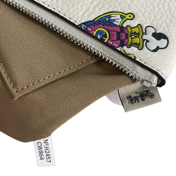 Coach Cosmic Coach Rocket Jax Corner Zip Wristlet - Picture 7 of 15